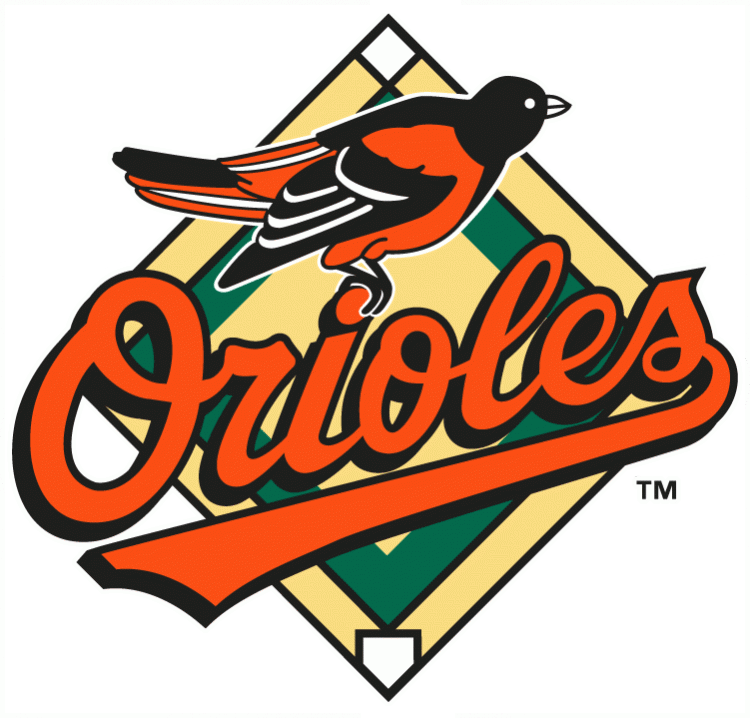 Baltimore Orioles 1995-1997 Primary Logo iron on heat transfer
